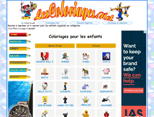 Tablet Screenshot of lescoloriages.net